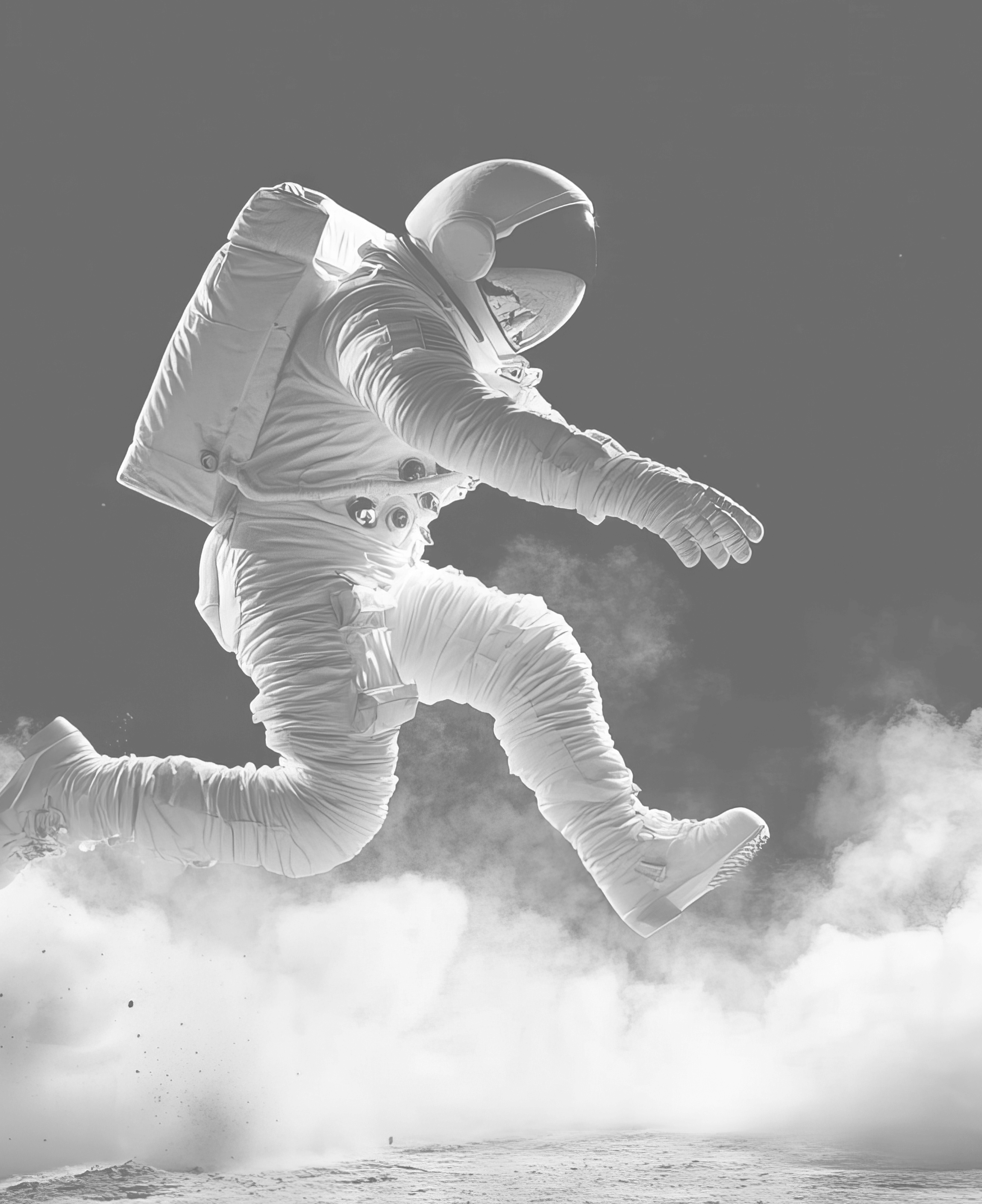 Astronaut Jumping