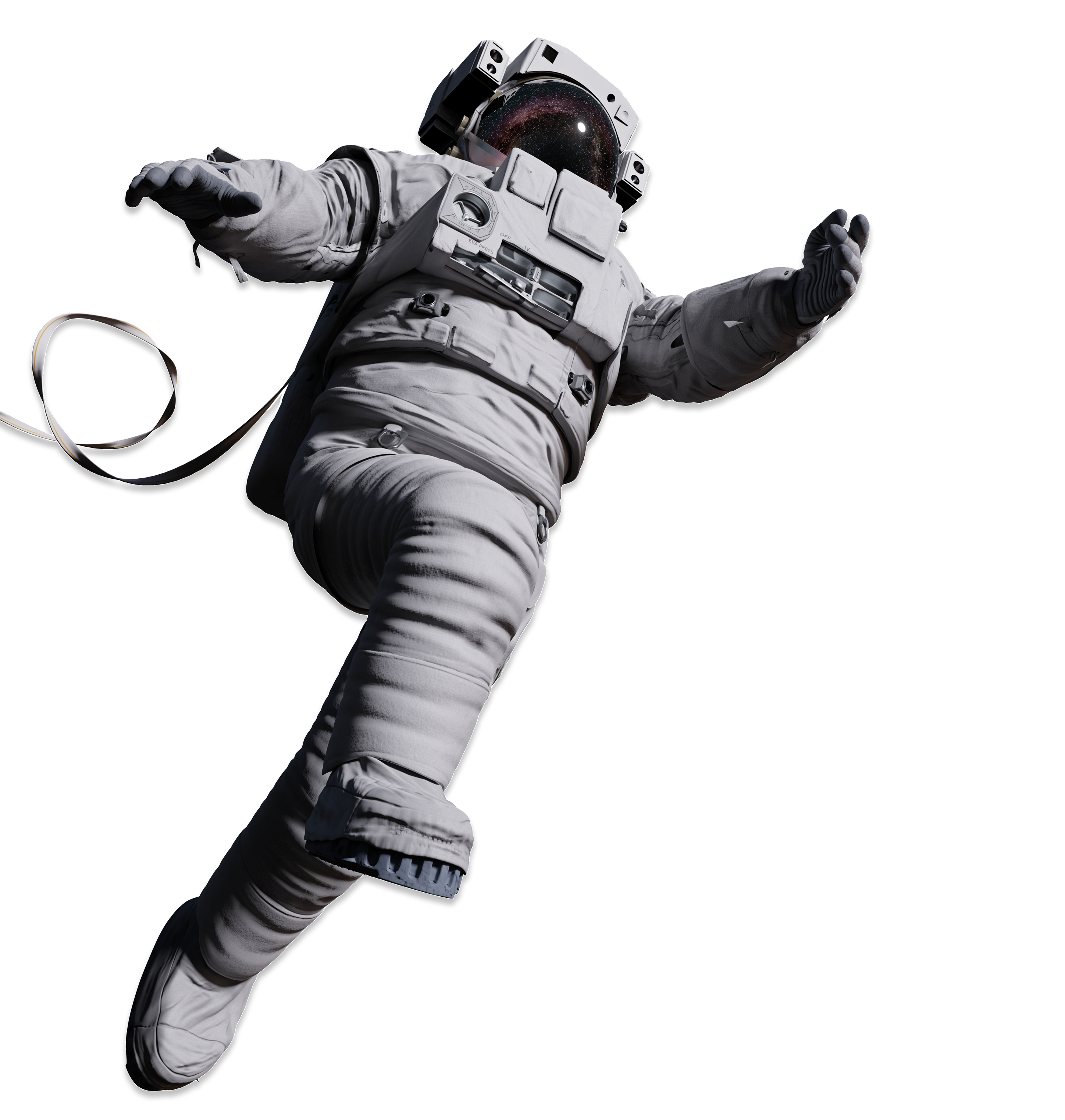 Jumping Astronaut